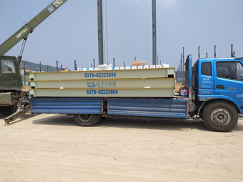 洛陽偃師新能源新材料物流產(chǎn)業(yè)園3x22m SCS-100噸數(shù)字地磅