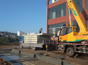 嵩縣建業(yè)城定額120噸數(shù)字地磅 