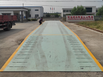 河南省水利第二工程局120噸地磅 